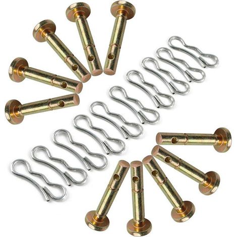 Lot de 10 goupilles de cisaillement et goupilles de rechange Cub Cadet pour souffleuses à neige 738-04124 et 714-04040 MTD (1/5)