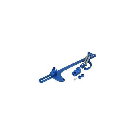 Support de câble d'accélérateur aqxreight pour Holley 4150 et 4160, support en aluminium, compatible avec plusieurs modèles de moteurs, notamment 265, 283, 305, 307, 327, 350, 383, 400, 396 et 402 (bl (1/5)