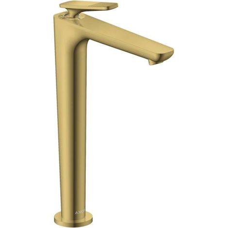 Axor Citterio C - Miscelatore per lavabo con sistema di scarico, EcoSmart, CoolStart, aspetto oro lucido 49051990 (1/2)