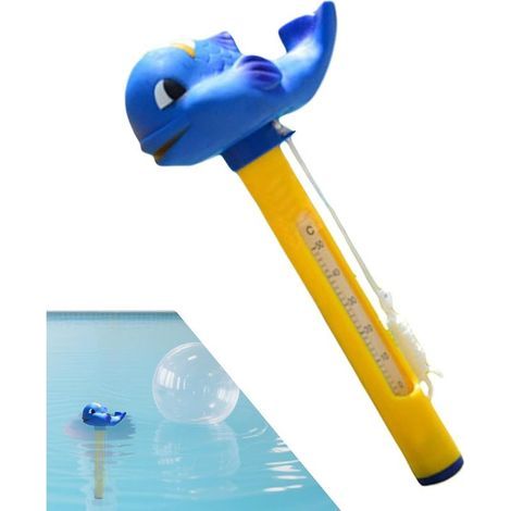 Thermomètre Flottant pour Piscine,Thermomètre Flottant Pour Eau De Piscine Mesure Précise et Réponse Rapide pour Piscines Intérieures Extérieures Aquariums Lacs Baignoires Spas (1/5)