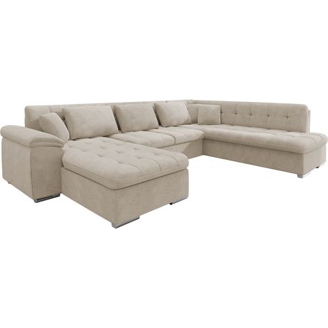 Sofá rinconero Comfivo Gemma II, Nazar 225.02, Función de descanso, 348x205x76cm, 0