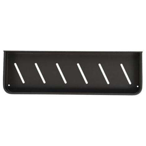 Étagère de douche murale de 40 cm avec barre et 6 crochets, porte-serviettes mural, range-shampoing, gain de place