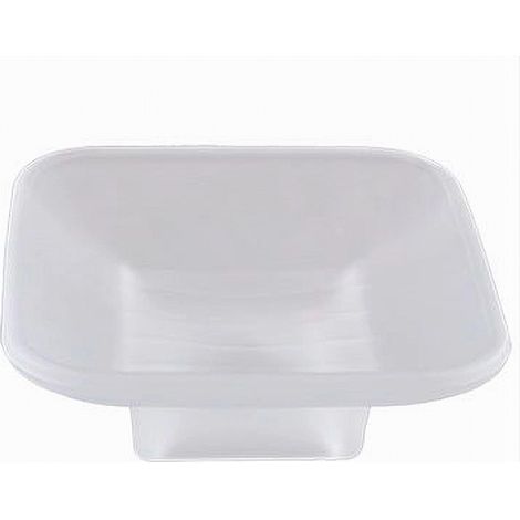 TRADE SHOP - Piattino Ricambio Porta Sapone In Vetro Satinato Quadrato Bagno Accessorio 87264 - (1/4)