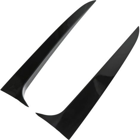 Becquet latéral de lunette arrière, paire de garnitures de becquet arrière en ABS, aile gauche droite, noir brillant, pour X3 F25 2011-2017 (1/4)