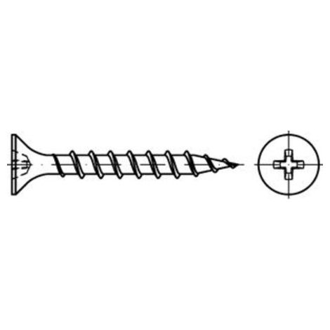 ART 89150 Schnellbauschraube Stahl 3,9 x 45 -H phosphatiert FK 250 Stk