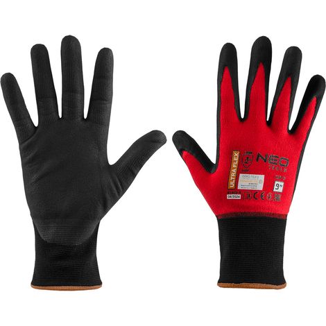 Guanti da lavoro Ultraflex, nylon-spandex, rivestimento in polinitrile (schiuma), 4131X, taglia 9 (1/5)