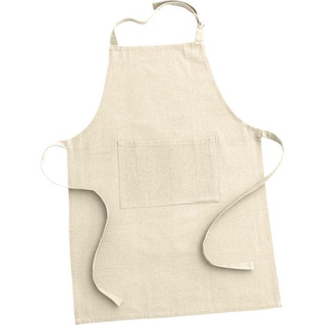Tablier de Cuisine Avec Poche "Gourmet" 84cm Naturel (1/3)