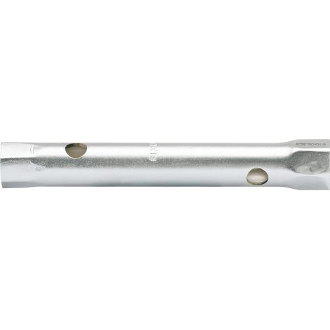 1 - Clé à tube - Chrome Vanadium - Finition Satinée - Pour écrous et tiges filetées - Atelier automobile et industrie - Argent - 24 x 26 mm (1/5)