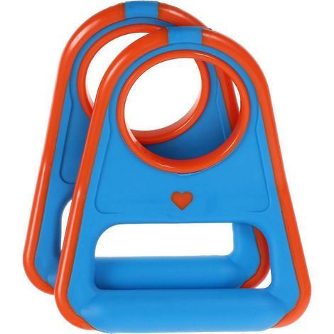 Lot de 2 porte-bouteilles ergonomiques avec poignée antidérapante pour un transport facile.-16.70X14.20X2.50CM-Multi (1/4)