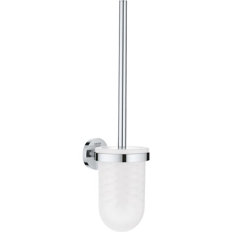 Grohe QuickFix Start - Escobilla de WC de pared, con soporte, cristal/cromo 41185000 (1/2)