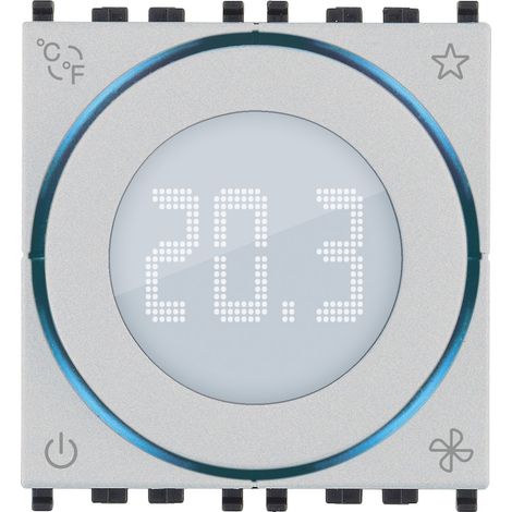 Termostato con rotella domotico 2 moduli IoT Next Vimar 02974.N
