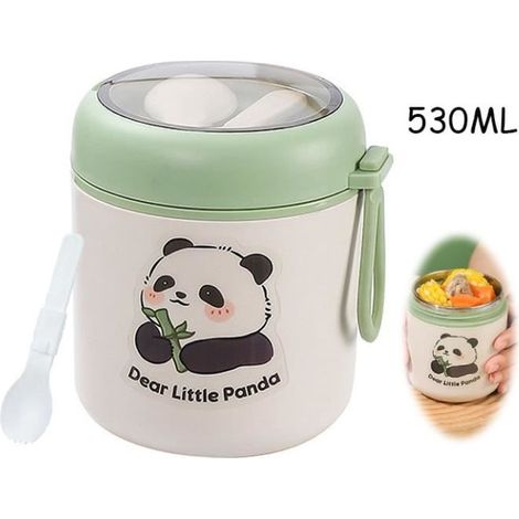 Boîte Alimentaire Isotherme,Porte-Aliments en Inox,Conteneur Alimentaire,Gamelle Thermos Repas Chaud ou Froid,Boîtes à lunch Bento (1/4)