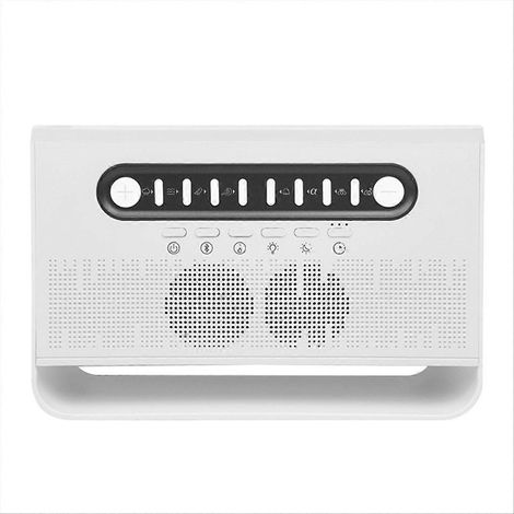 Humidificateur d'air d'intérieur USB, enceinte Bluetooth à bruit blanc, lampe torche à flamme simulée, appareil d'aromathérapie et haut-parleur de bureau à bruit blanc. (1/5)