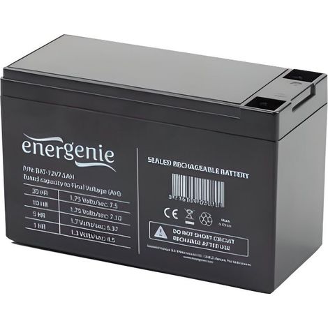 EnerGenie  Batterie rechargeable pour onduleur  BAT-12V7,5AH