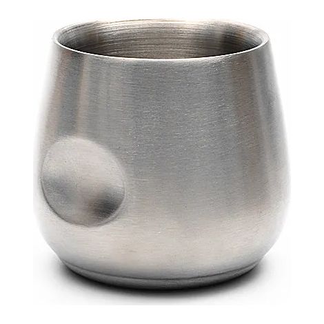 (200 ml, argent) Tasse à expresso, double paroi isolée en acier inoxydable 304. (1/5)