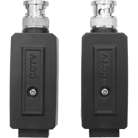 CCTV Camera Coax BNC RJ45 UTP Cat5 Active Video Balun Transceiver Pair-- (1/5)