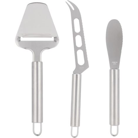 3-teiliges Käsemesser-Set aus Edelstahl, Küchenhelfer, Butterschneider