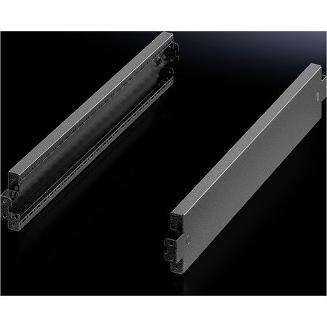 Rittal Sockel-Blende VX 8640.035, 100mm, Stahlblech, Schwarz, 2St