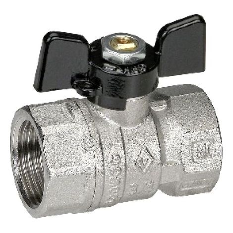 VALVOLA A SFERA FF CON FARFALLA 3/4&quot DN 20