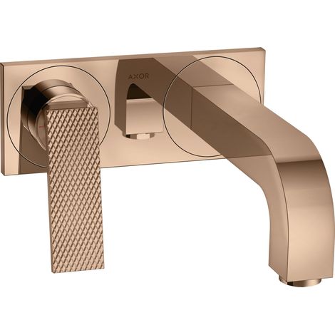 hansgrohe AXOR Citterio mezclador de lavabo, corte diamante,