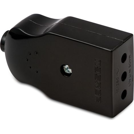 Presa volante compact Master Living 05210 10A Nero