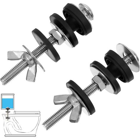 Boulons et Rondelles Compatible Large, Acier Inoxydable, 2 Pièces (1/5)