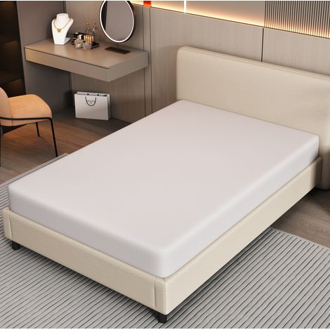 Colchón de espuma H3, transpirable, funda extraíble lavable, certificado Oeko-Tex, 90x200 cm (1/5)