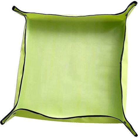 Tapis de rempotage de jardin, tapis de plantation imperméable et réutilisable pour plantes miniatures (1/4)