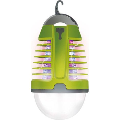 Aktive Mata lampada antimosche verde e grigia 9 cm