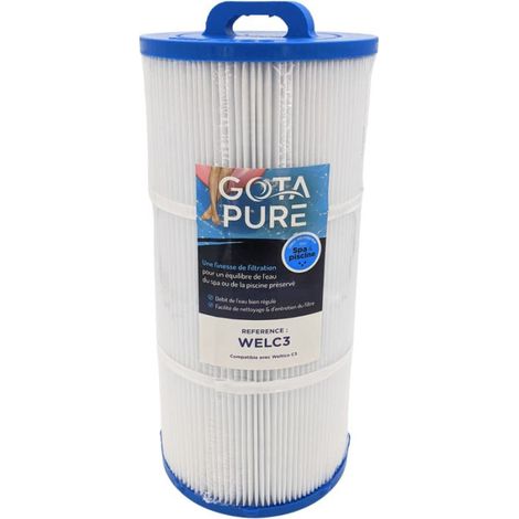 Cartouche de filtre de piscine 180 mm – Longueur 386 mm – Résistant aux produits chimiques – WELC3 (1/5)