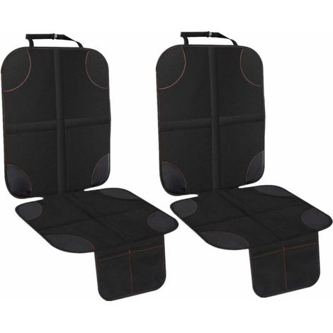 Set mit 2 Autositzbezügen mit dicker Polsterung, in Leder oder Stoff.