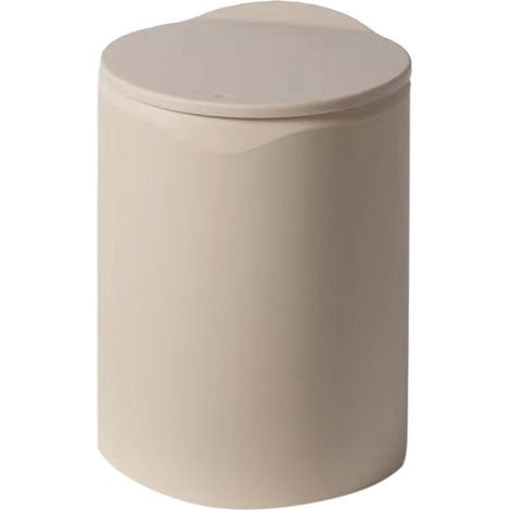 Abfalleimer für Küche, Wohnzimmer, Badezimmer, Büro, mit Druckverschluss und Deckel, zwei Zeitungskörbe, große Ausführung (27 cm) (1/5)