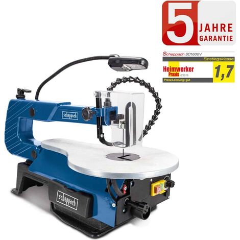 Scheppach Dekupiersäge SD1600V 406 mm Schnitttiefe, mit variabler Drehzahl
