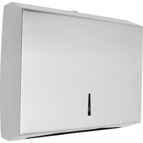 Boîte à mouchoirs murale multifonctionnelle et élégante en acier inoxydable pour cuisine, salle de bain et garage Bk40 (poncée)