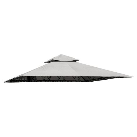 Couverture supérieure de rechange pour gazebo Eden 3x3 blanc – Toile en polyester 290x290cm – Assemblée en tension pour tonnelle – I Giardini Del Re