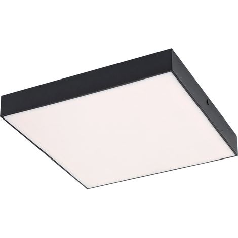 Plafoniera esterna quadrata LED 18W IP44 nera Rabalux (1/5)