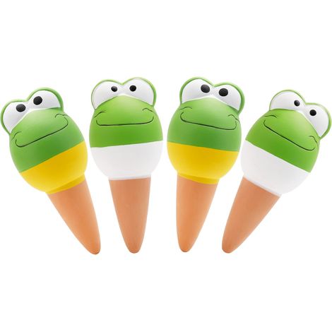 Oyas 4 Pièces – Ollas Terre Cuite Forme de Grenouille, Arrosage Automatique pour Plantes Intérieur (1/5)
