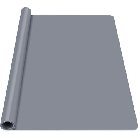 Tapis Silicone Gris Foncé, 70 50cm Tapis en Silicone pour Résine Époxy, Antiadhésif et Antidérapant, pour Le Bricolage, la Peinture, la Résine (1/5)