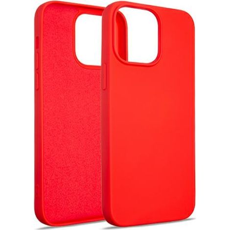 Beline Silikonhülle für iPhone 15 Pro Max (6,7 Zoll), rot/rot