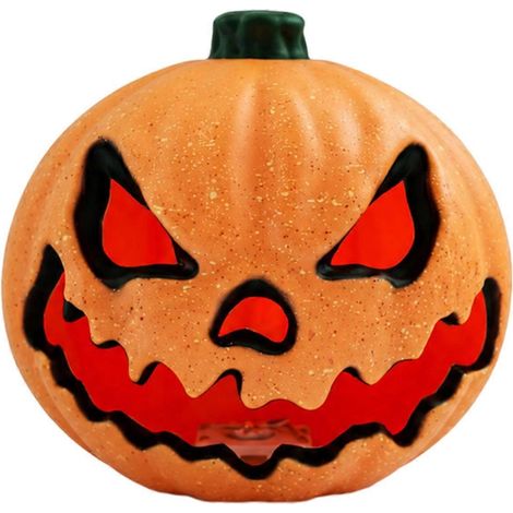 Grand LED lanterne, o lanterne, maléfique citrouille lanterne, pour intérieur et extérieur Halloween fête (1/5)