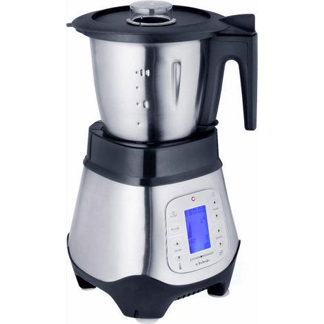 Multifunktions-küchenmaschine 2l 1100w edelstahl/schwarz - Kalorik - ha1003kto