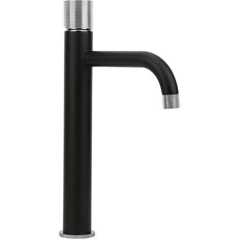 G1/2 Kupfer-Waschtischarmatur mit Warm- und Kaltwassermischfunktion, gebogenem Auslauf, weiß (1/5)