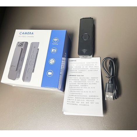 Outdoor HD 720P Strafverfolgungsrekorder mit Infrarot-Nachtsichtkameraobjektiv, drehbarer Action-Kamera mit magnetischer Befestigung, L8 -- L8 mit WLAN. (1/4)