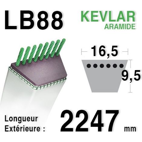 LB88 - Courroie Trapézoïdale Série LB