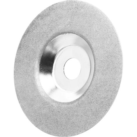 Lot de 5 meules diamantées de 10 cm (4 pouces) pour le polissage, l'ébavurage et la décoration de surfaces, grain 400 (1/5)