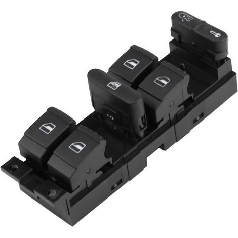 Levé Vitre Interrupteur de fenêtre principal électrique, pour Golf Jetta Bora Passat B5 Seat Leon Toledo 1999 – 2006 (1/5)