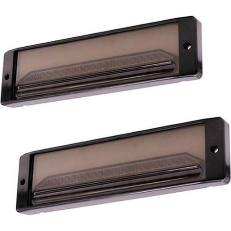 Lot de 2 feux clignotants étanches à LED (147 LED) pour camping-car, feux de recul