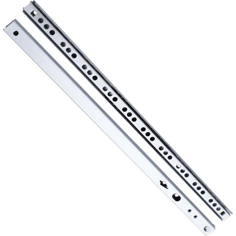 Coulisses de tiroir en acier inoxydable, guides pour meubles, 246 mm (1/5)