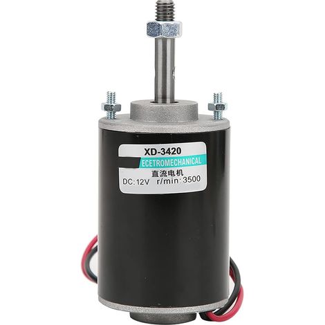 1 Moteur Courant Continu 30W Haute Vitesse 3500RPM Fil Cuivre CW/CCW Pour Bricolage (1/5)