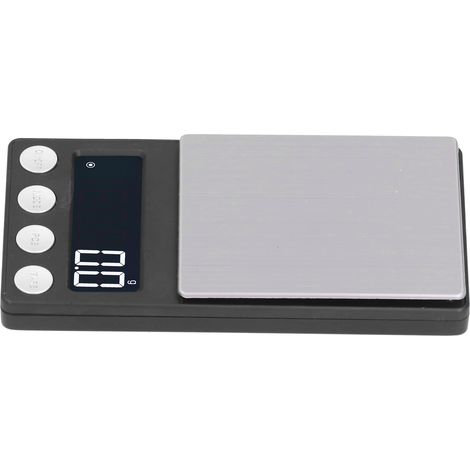 Mini balance électronique de poche pour bijoux avec écran LCD pour une pesée de haute précision (500 g / 0,1 g). (1/5)